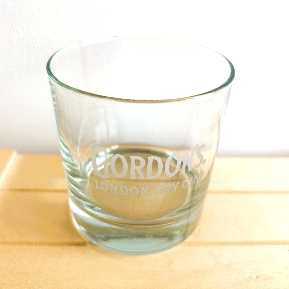Gordons London Dry Gin Vintage Bar Glass
